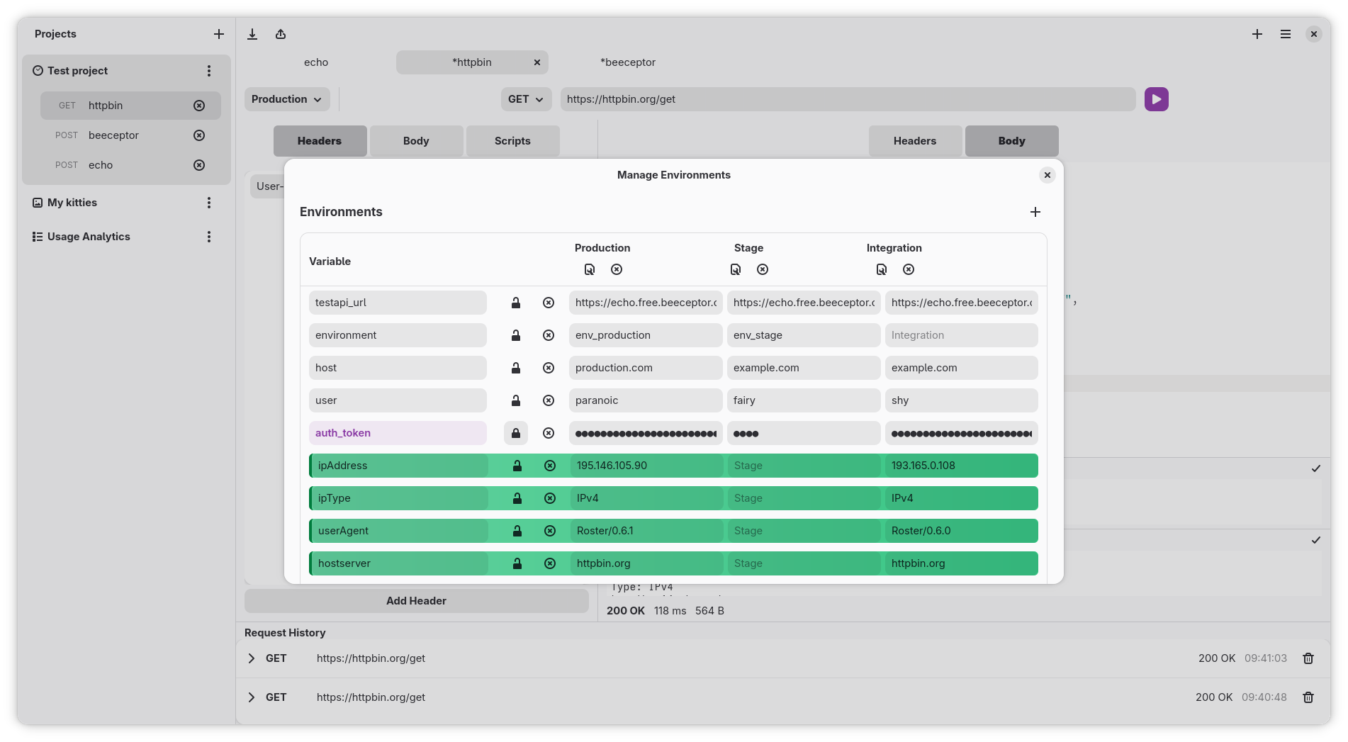 Environment Variables